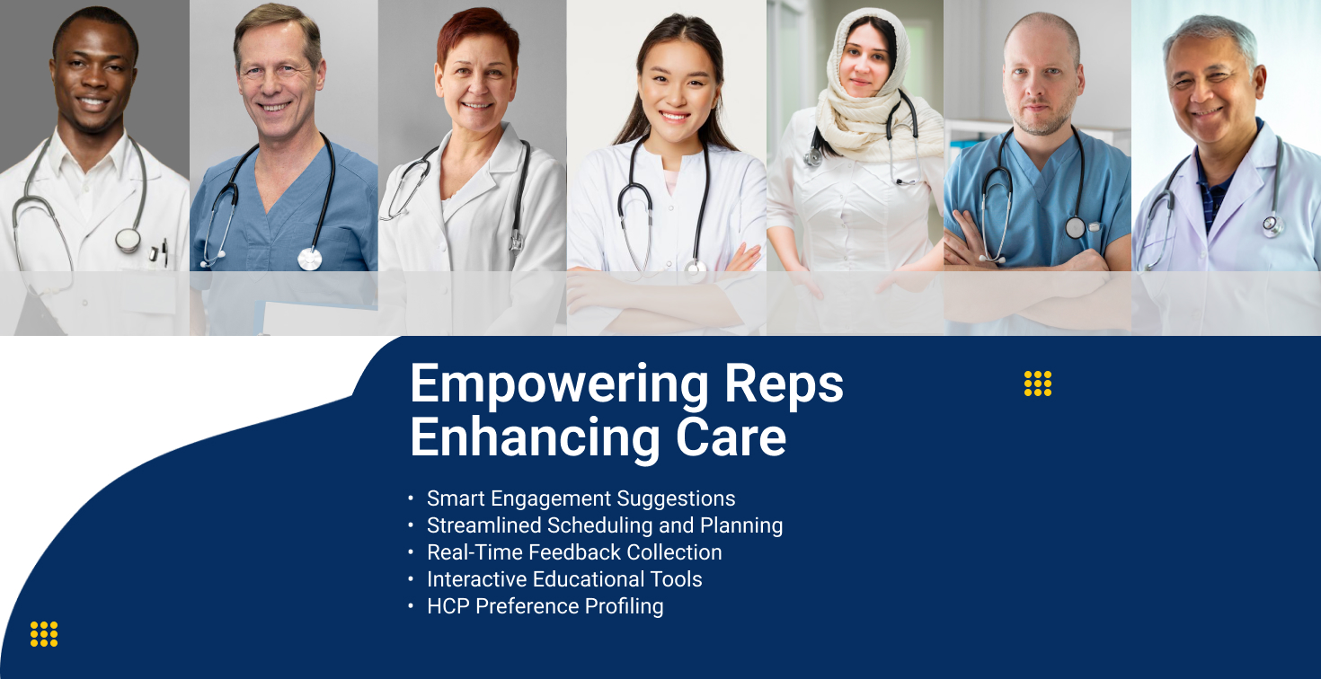 A picture illustrating smartrep helping HCPs to deliver enhanced cares